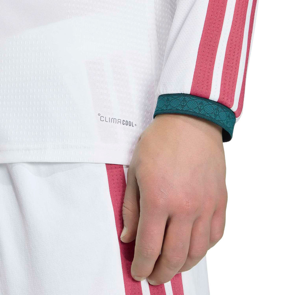 Mens Home Authentic Long Sleeve Jersey 26/27 White