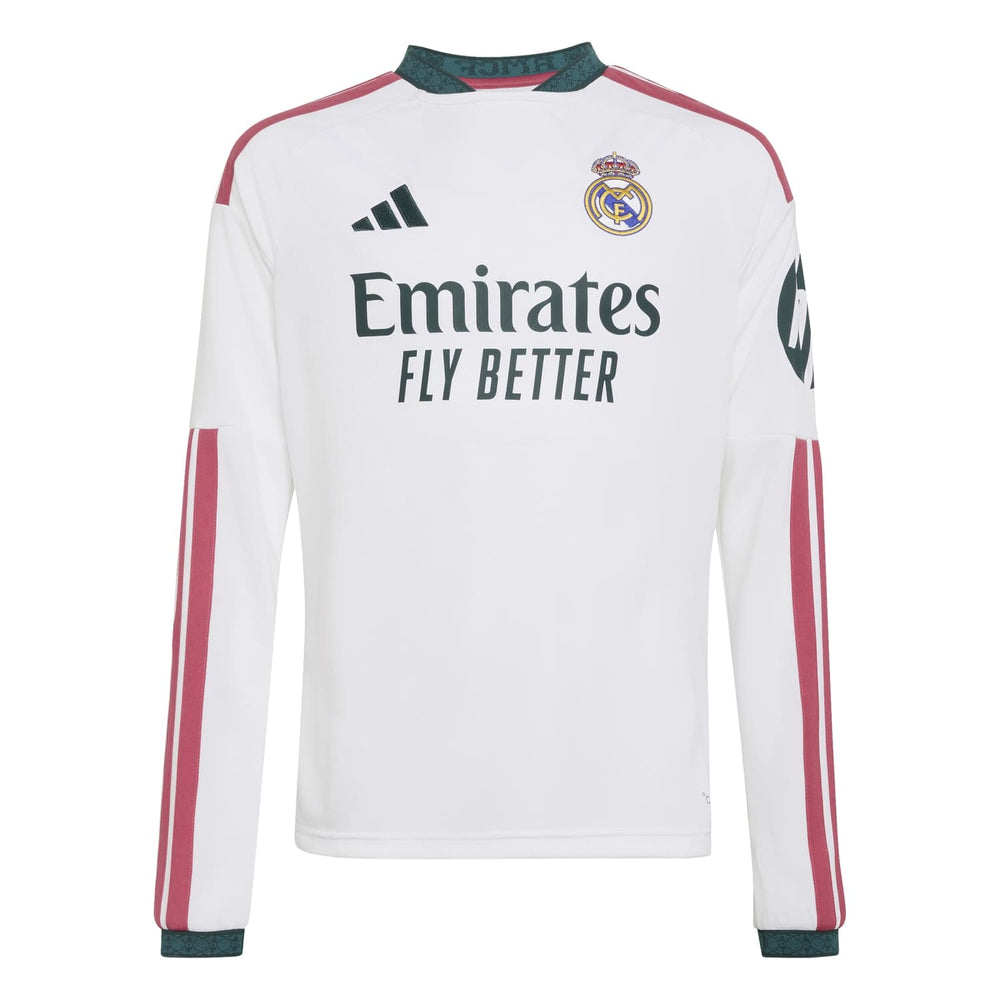 Youth Home Long Sleeve Jersey 26/27 White