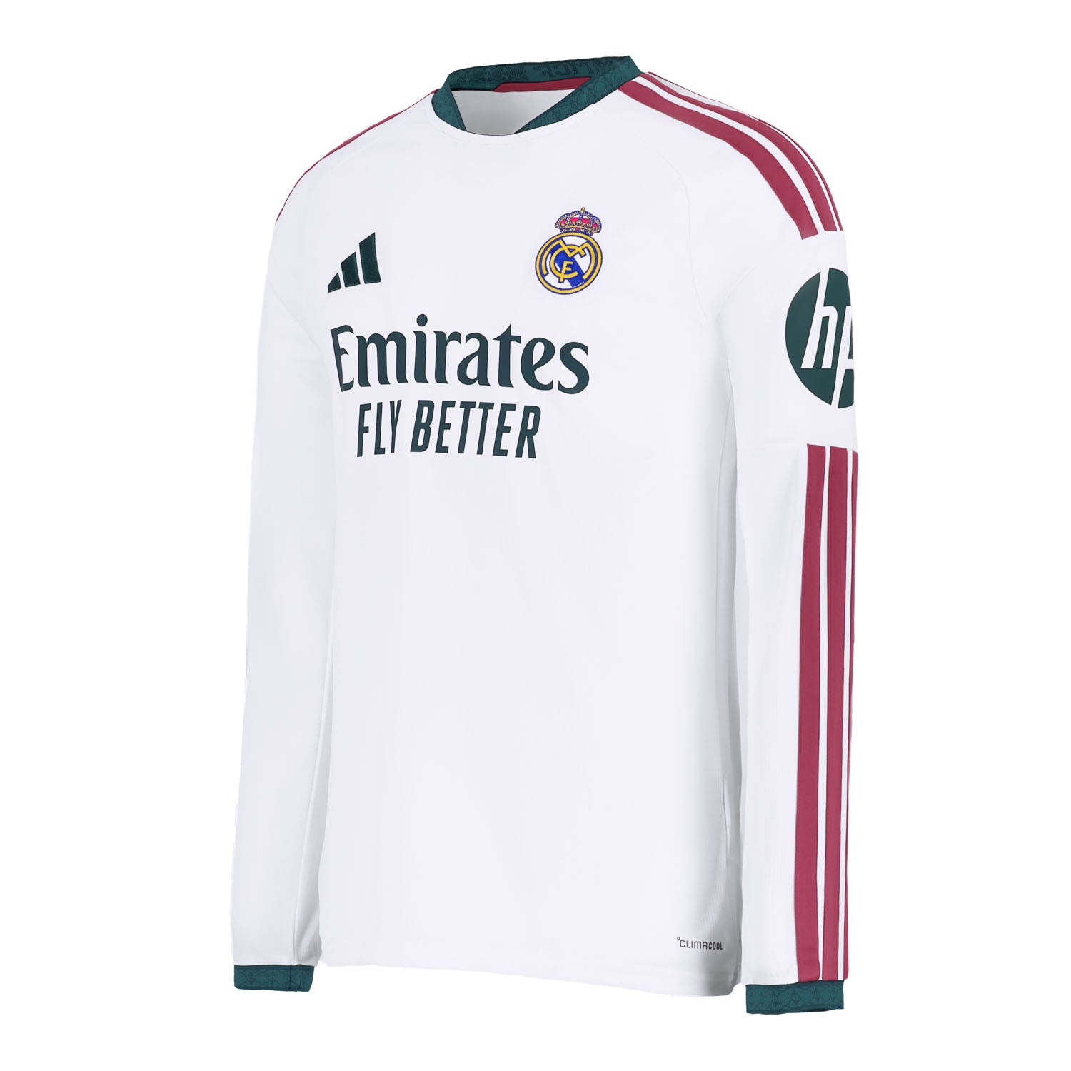 Camiseta Hombre Manga Larga Primera Equipación Blanca 26/27