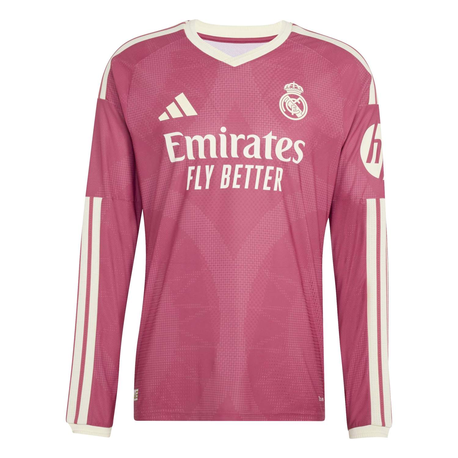 Mens Third Authentic Jersey Long Sleeve Pink 26/27