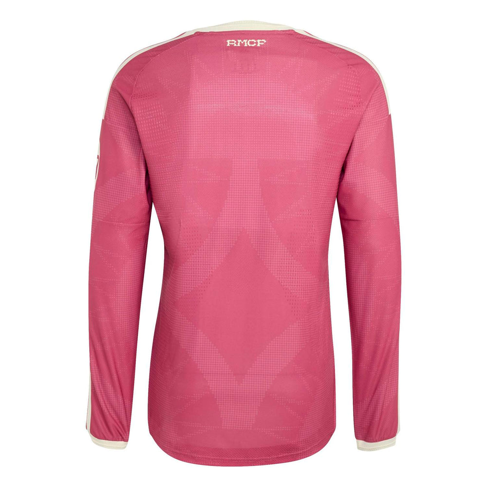 Mens Third Authentic Jersey Long Sleeve Pink 26/27