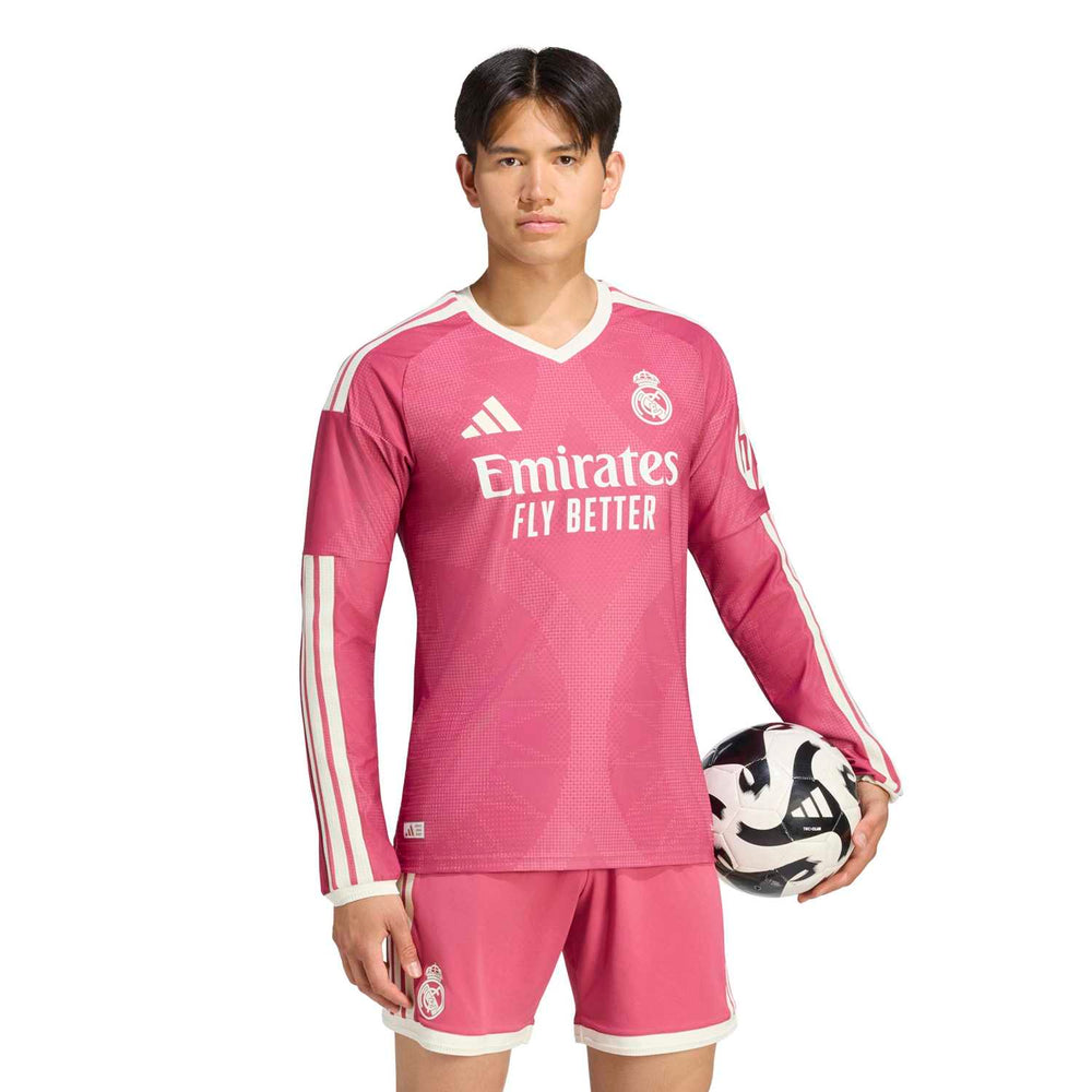 Mens Third Authentic Jersey Long Sleeve Pink 26/27