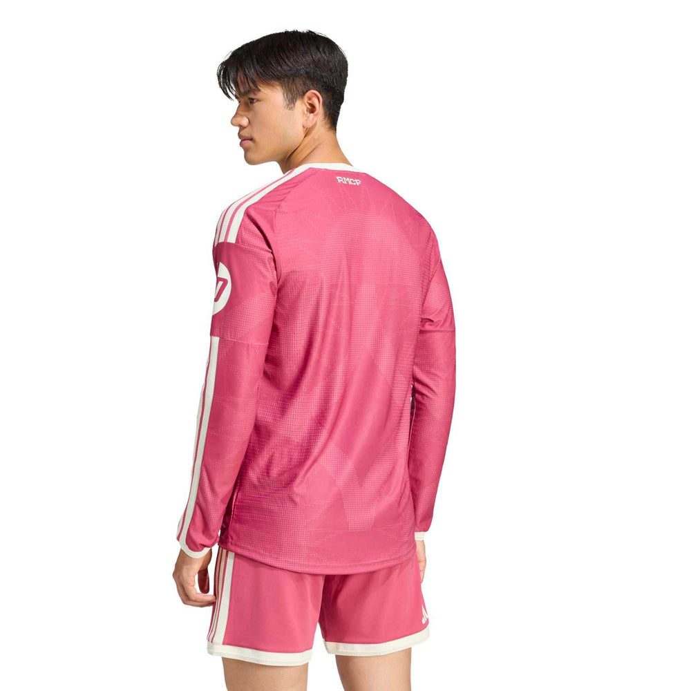 Mens Third Authentic Jersey Long Sleeve Pink 26/27