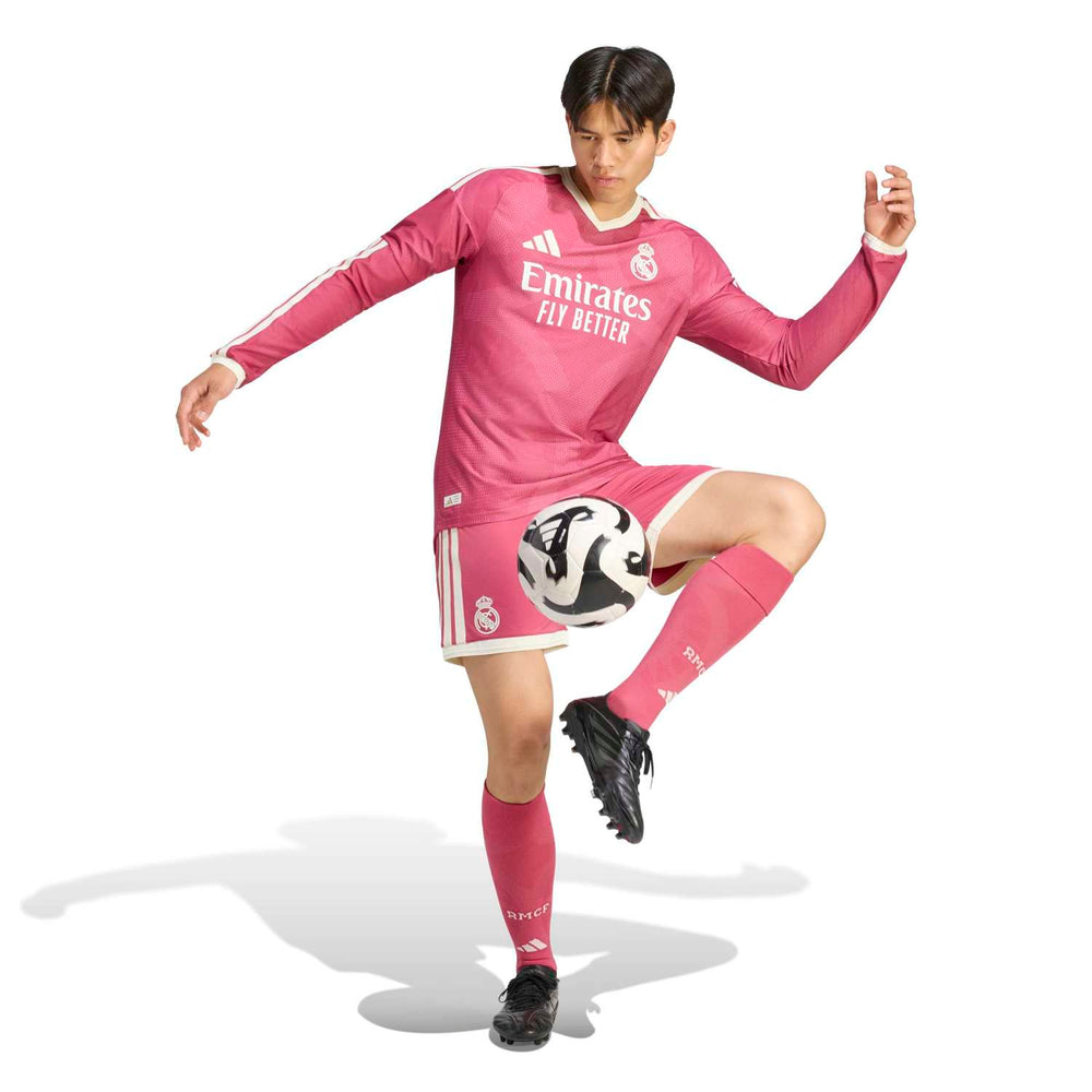 Mens Third Authentic Jersey Long Sleeve Pink 26/27