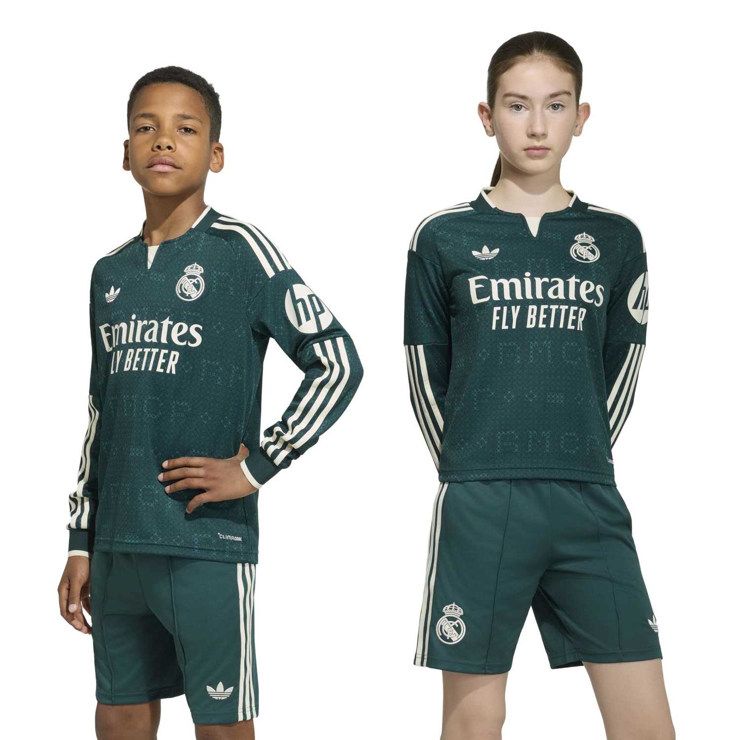 Camiseta Niño Manga Larga Segunda Equipación Verde 26/27