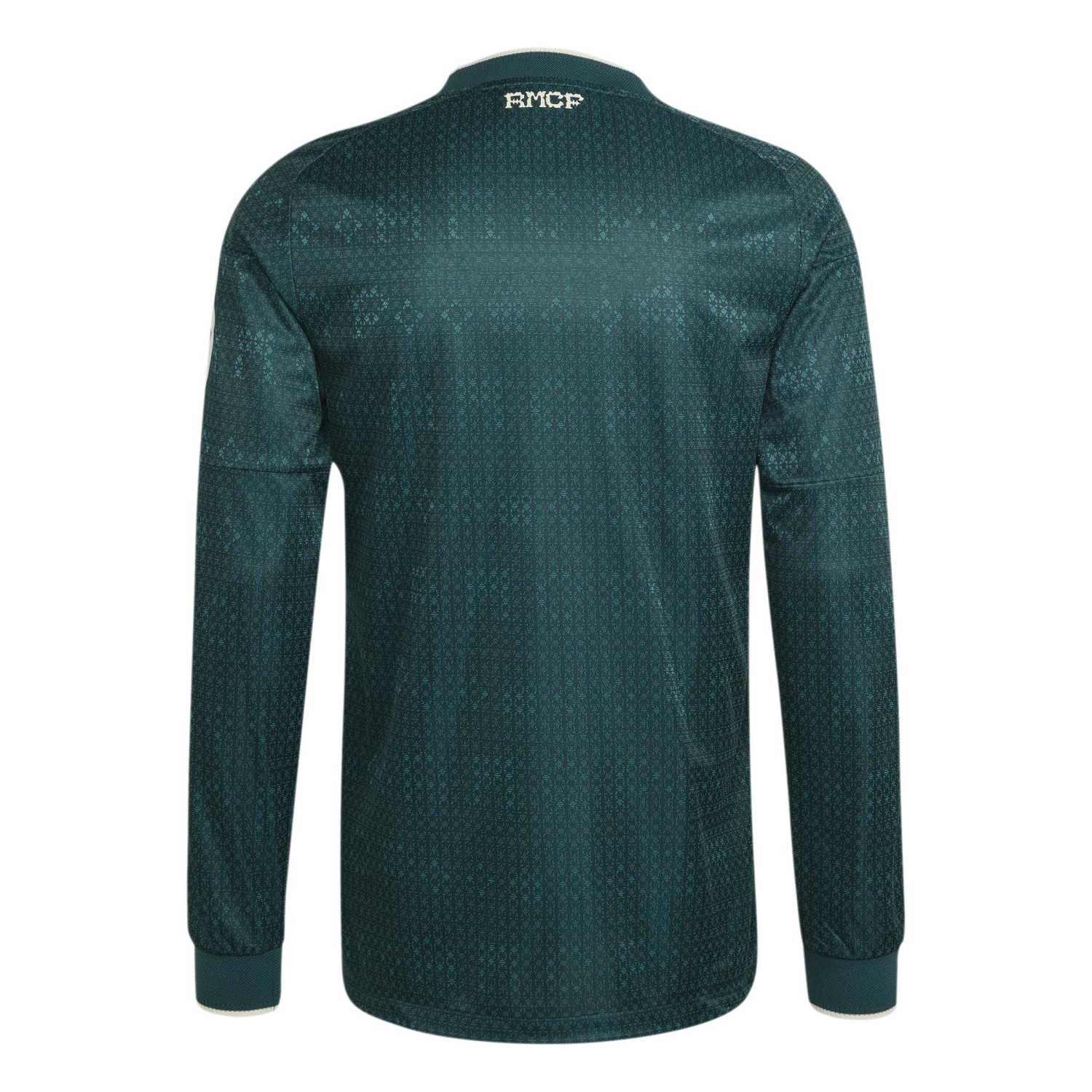 Mens Away Authentic Jersey Long Sleeve Green 26/27 – Official Real