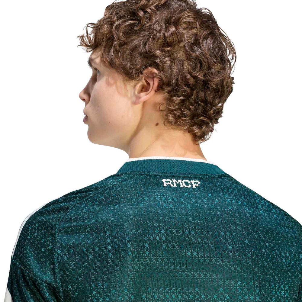 Mens Away Authentic Jersey Long Sleeve Green 26/27