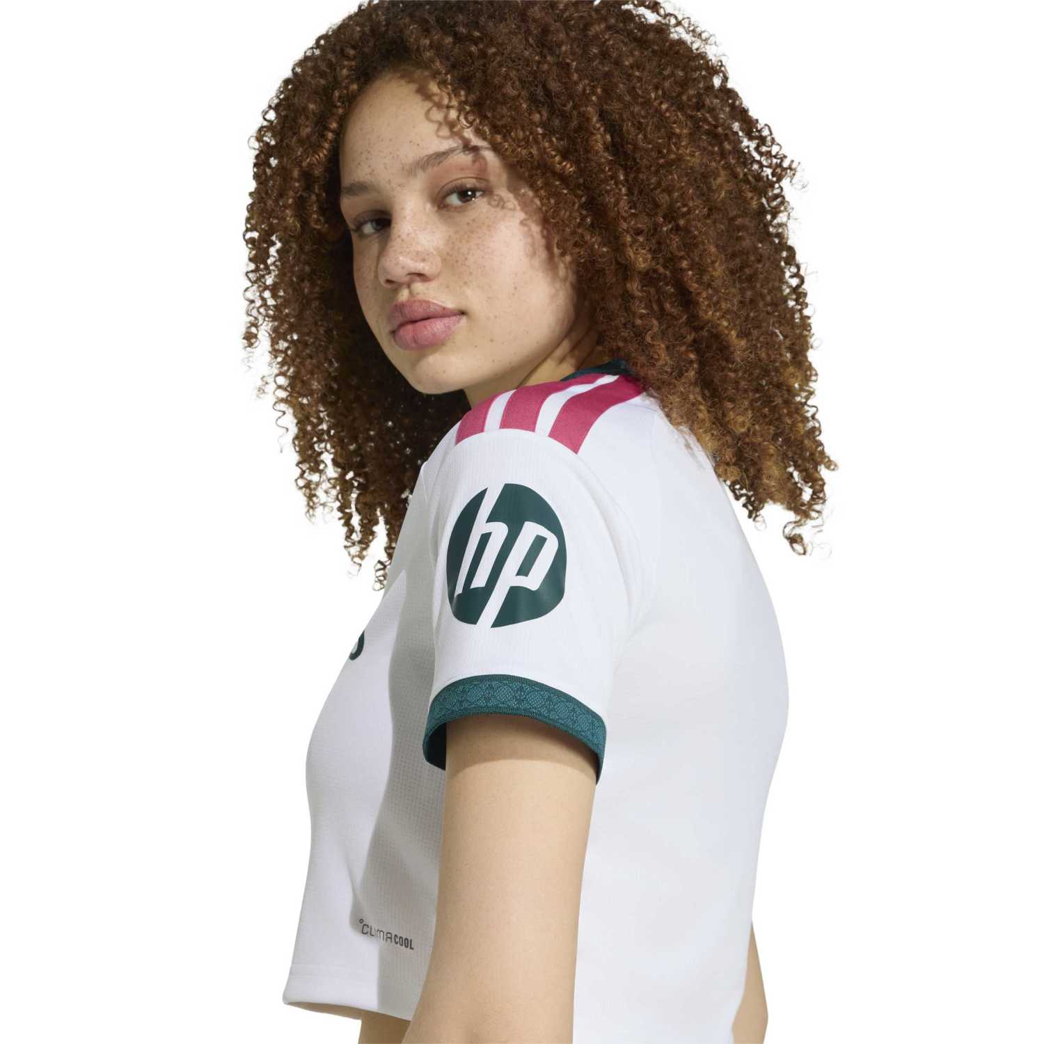 Maillot Cropped Domicile 26/27 Blanc Femme