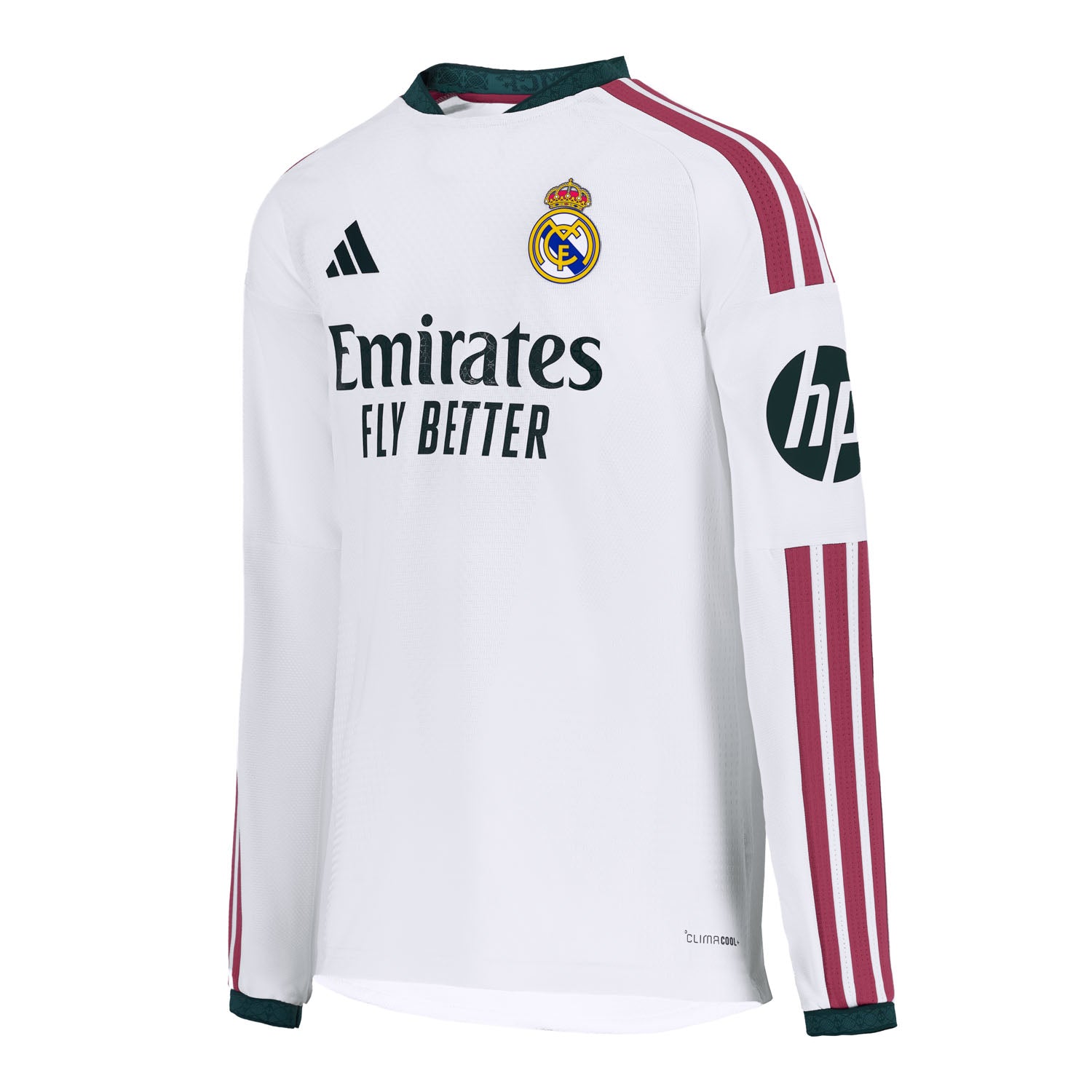 Camiseta Authentic Niño Manga Larga Primera Equipación Blanca 26/27
