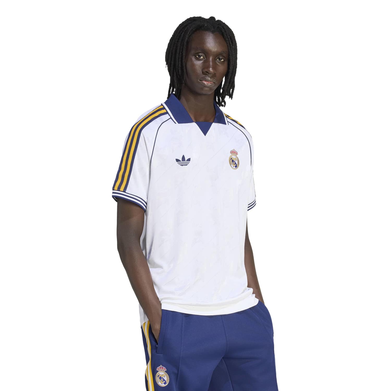 Mens Collared T-Shirt adidas Originals 25/26 White – Real Madrid