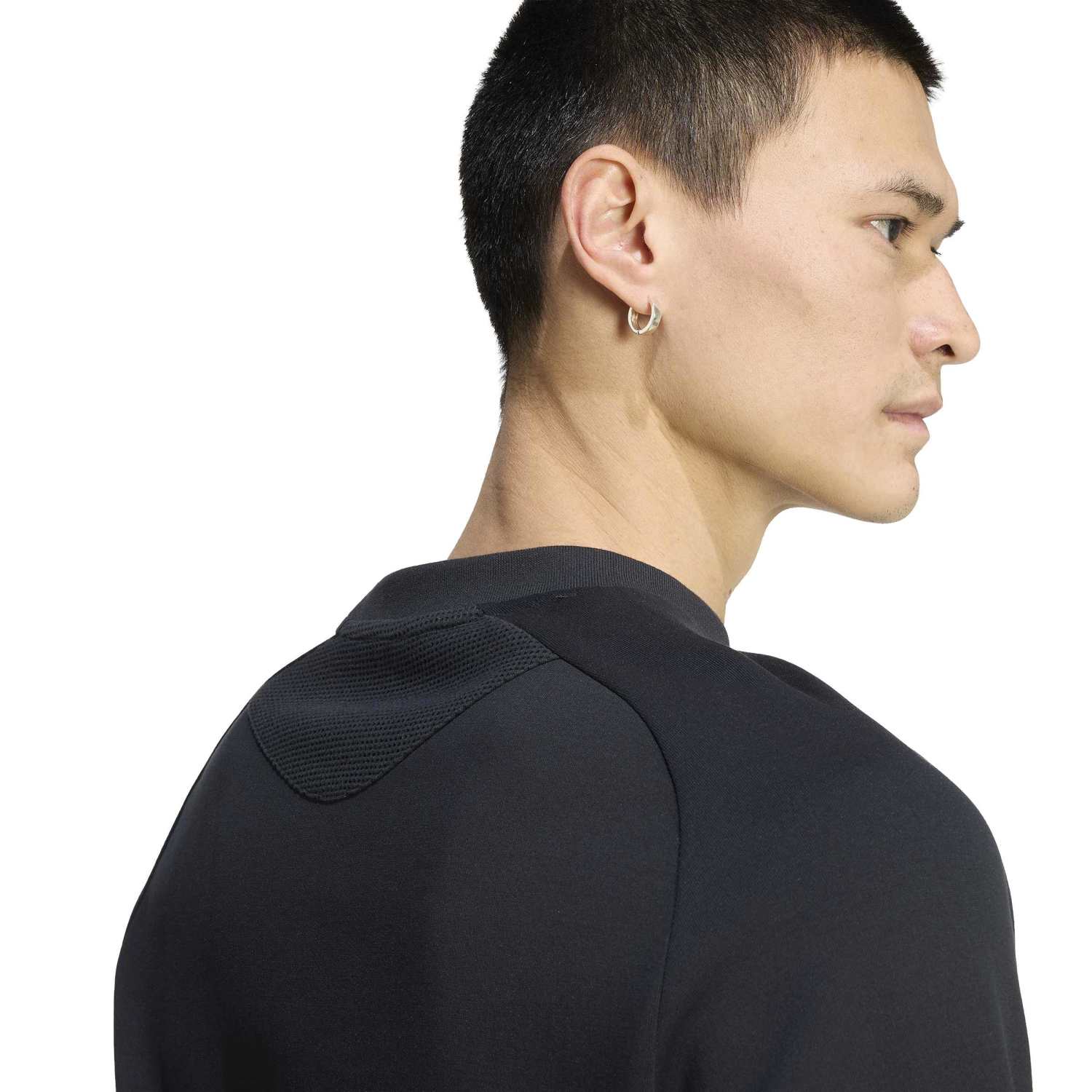 Mens adidas Tiro Travel 25/26 Black Sweatshirt – Official Real