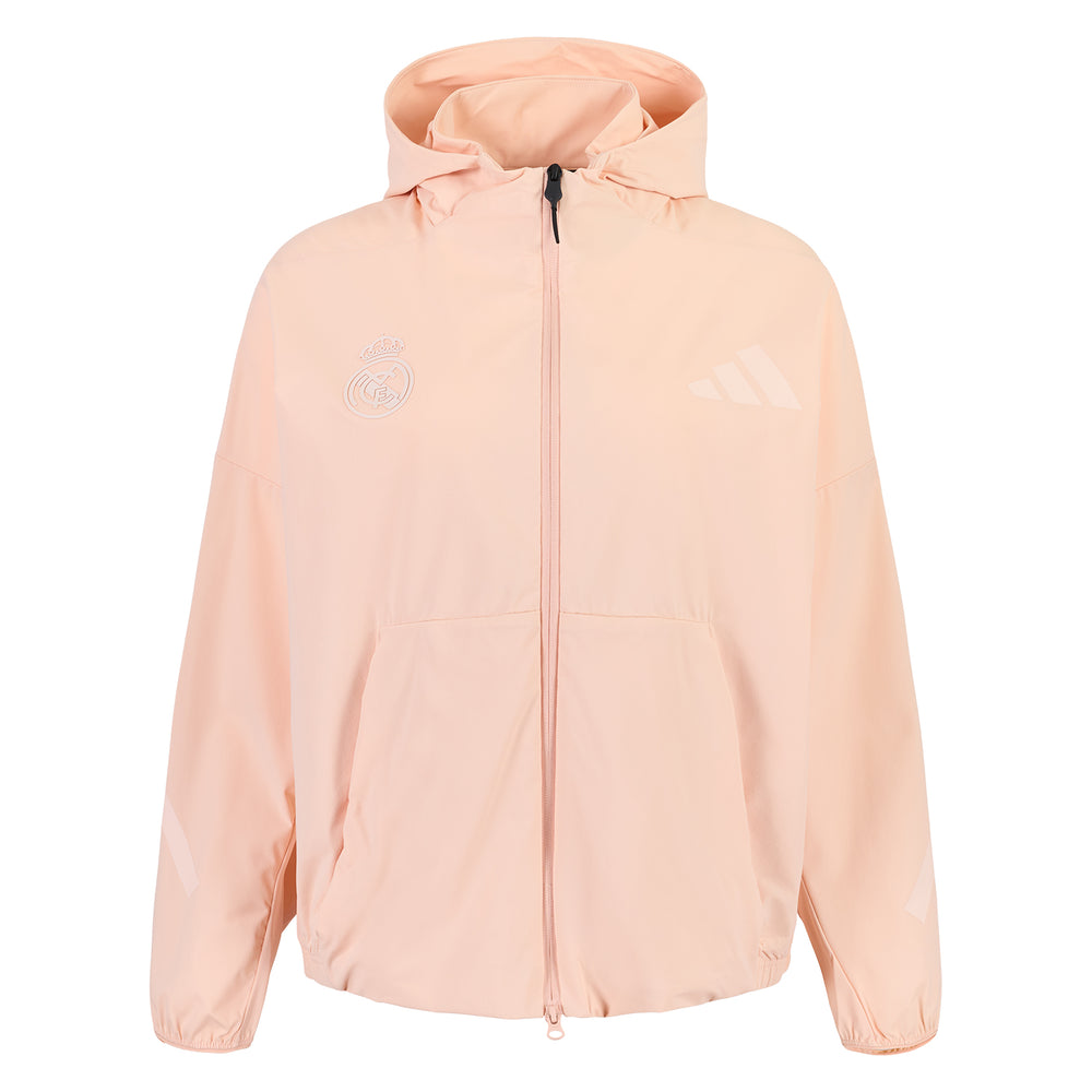 Womens adidas Real Urban Z.N.E Woven Track Top Blush Pink