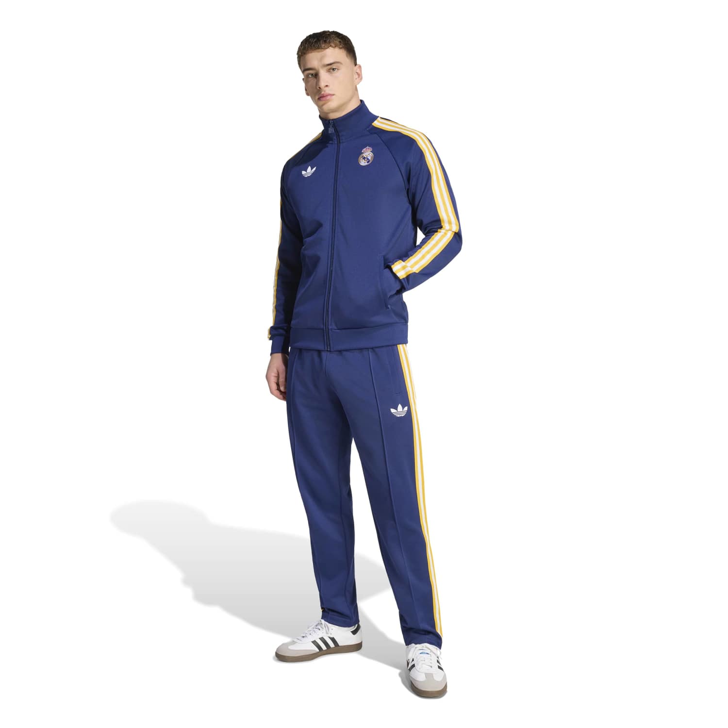 Mens Tracksuit Jacket adidas Originals 25/26 Navy Blue