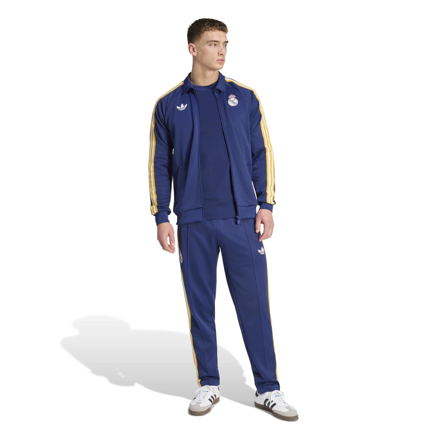 Mens Tracksuit Jacket adidas Originals 25/26 Navy Blue – Real