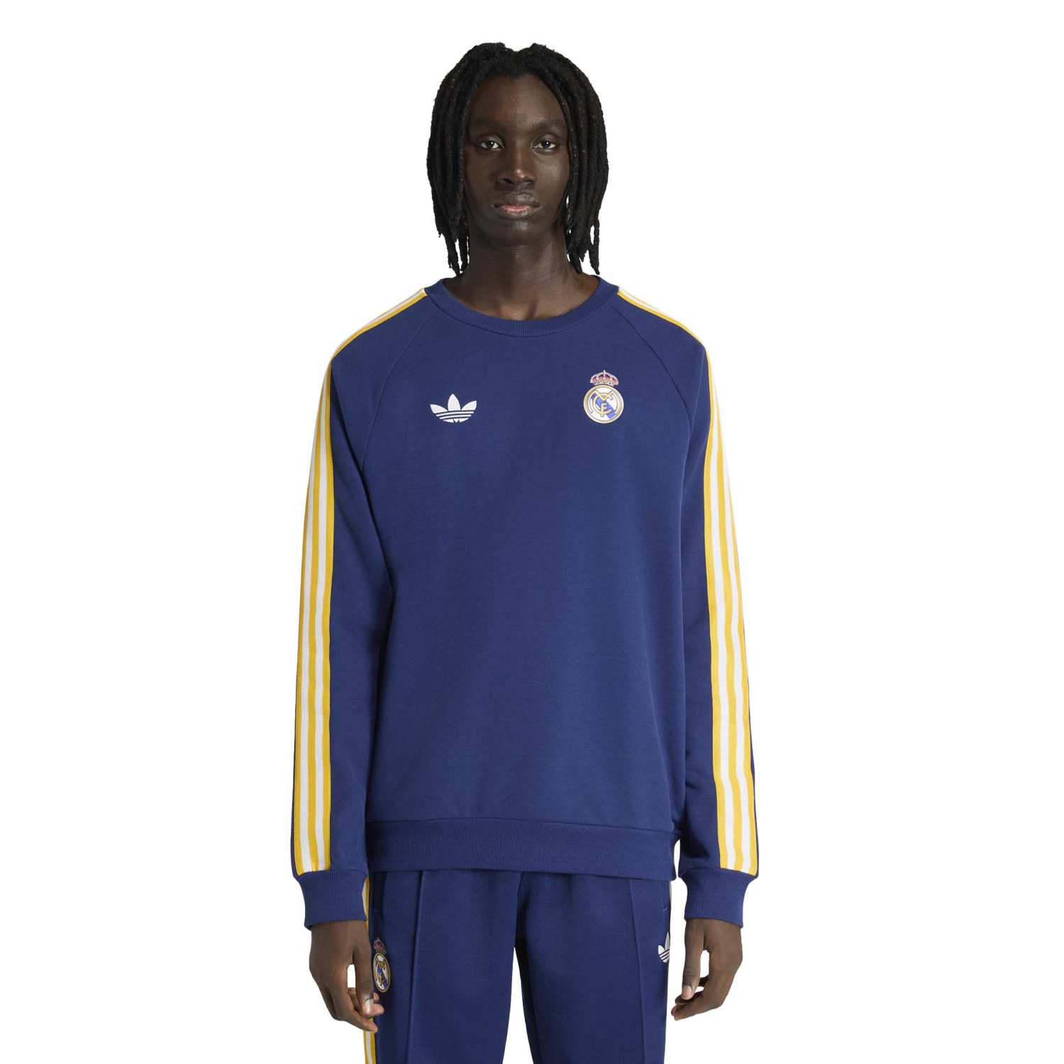 Mens Sweatshirt adidas Originals 25/26 Navy Blue – Official Real