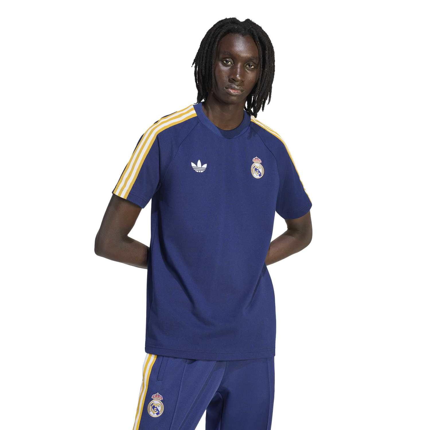 Mens T-Shirt adidas Originals 25/26 Navy Blue – Real Madrid Europe