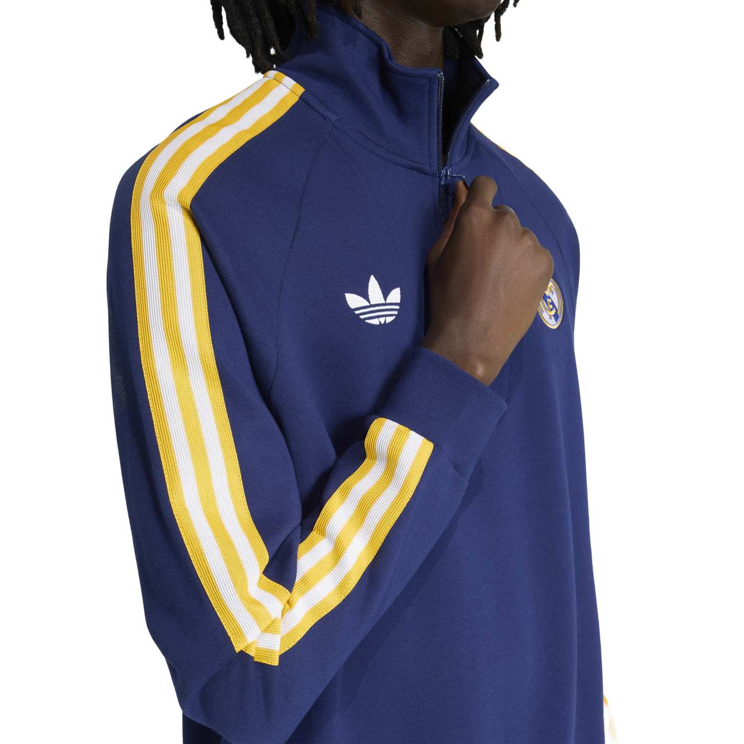 Mens Half-Zip Sweatshirt adidas Originals 25/26 Navy Blue
