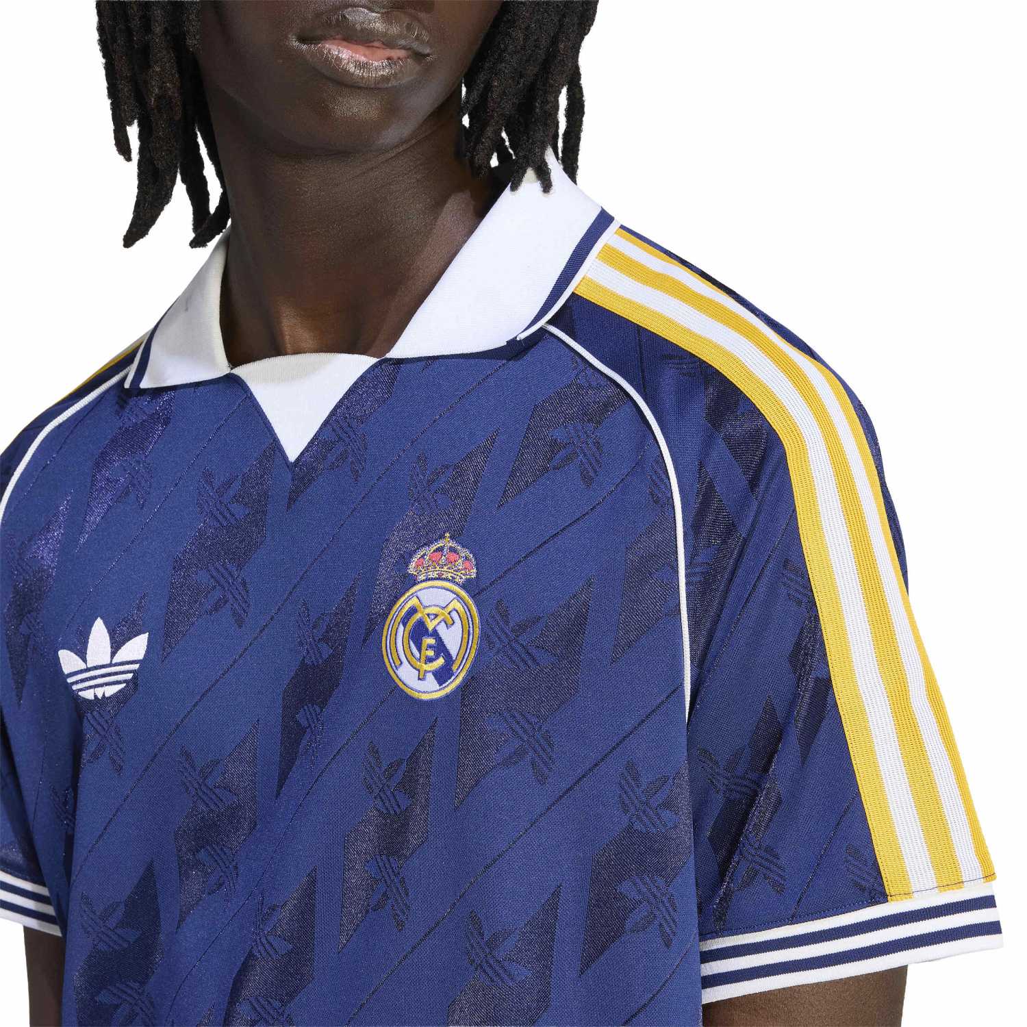 Camiseta Cuello Hombre adidas Originals 25/26 Azul Marino