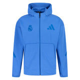 Hoodie Homem adidas Real Urban Z.N.E. com Fecho Completo Azul