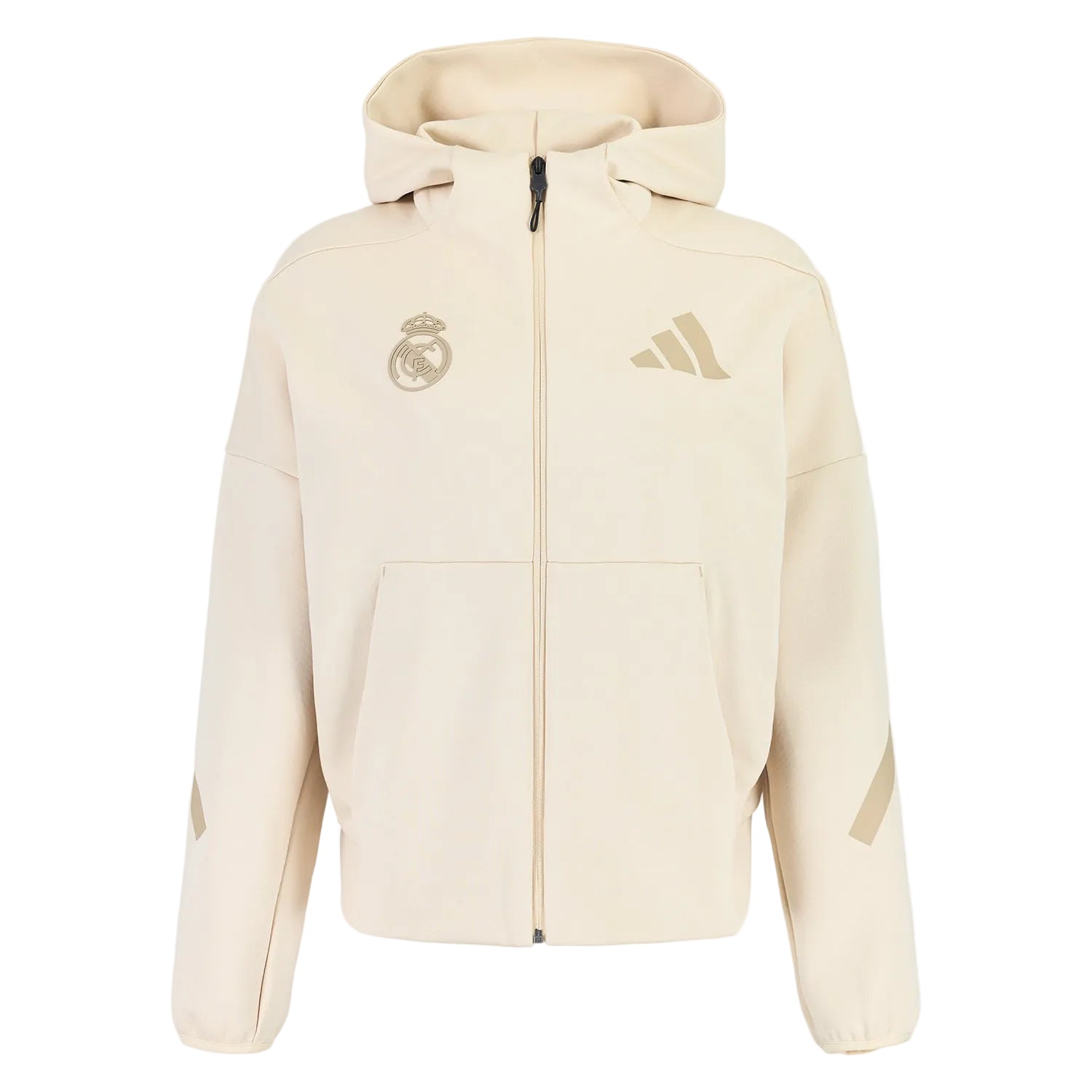 Womens adidas Real Urban Z.N.E. Full Zip Hoodie Beige – Official