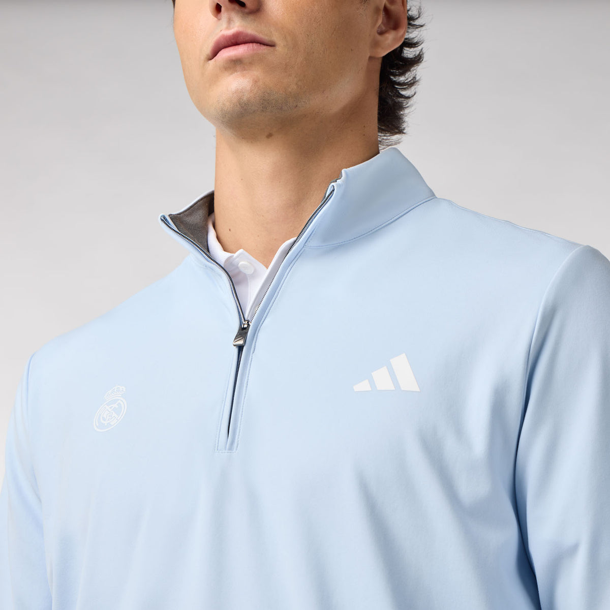 Sweat Quarter Zip Hommes adidas Golf Ultimate365 Bleu