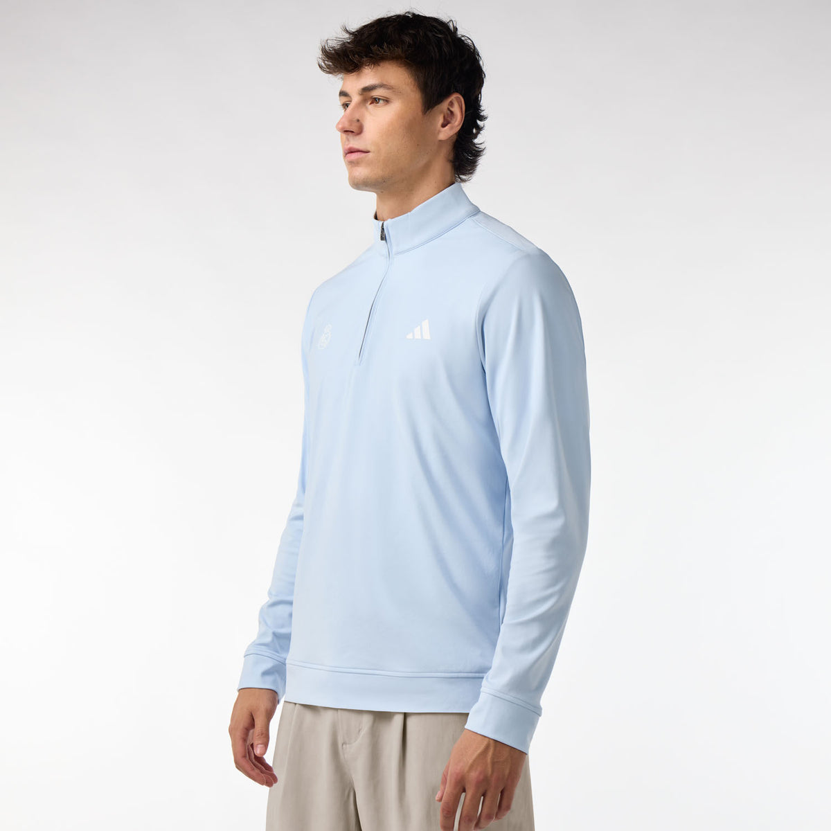 Sweat Quarter Zip Hommes adidas Golf Ultimate365 Bleu