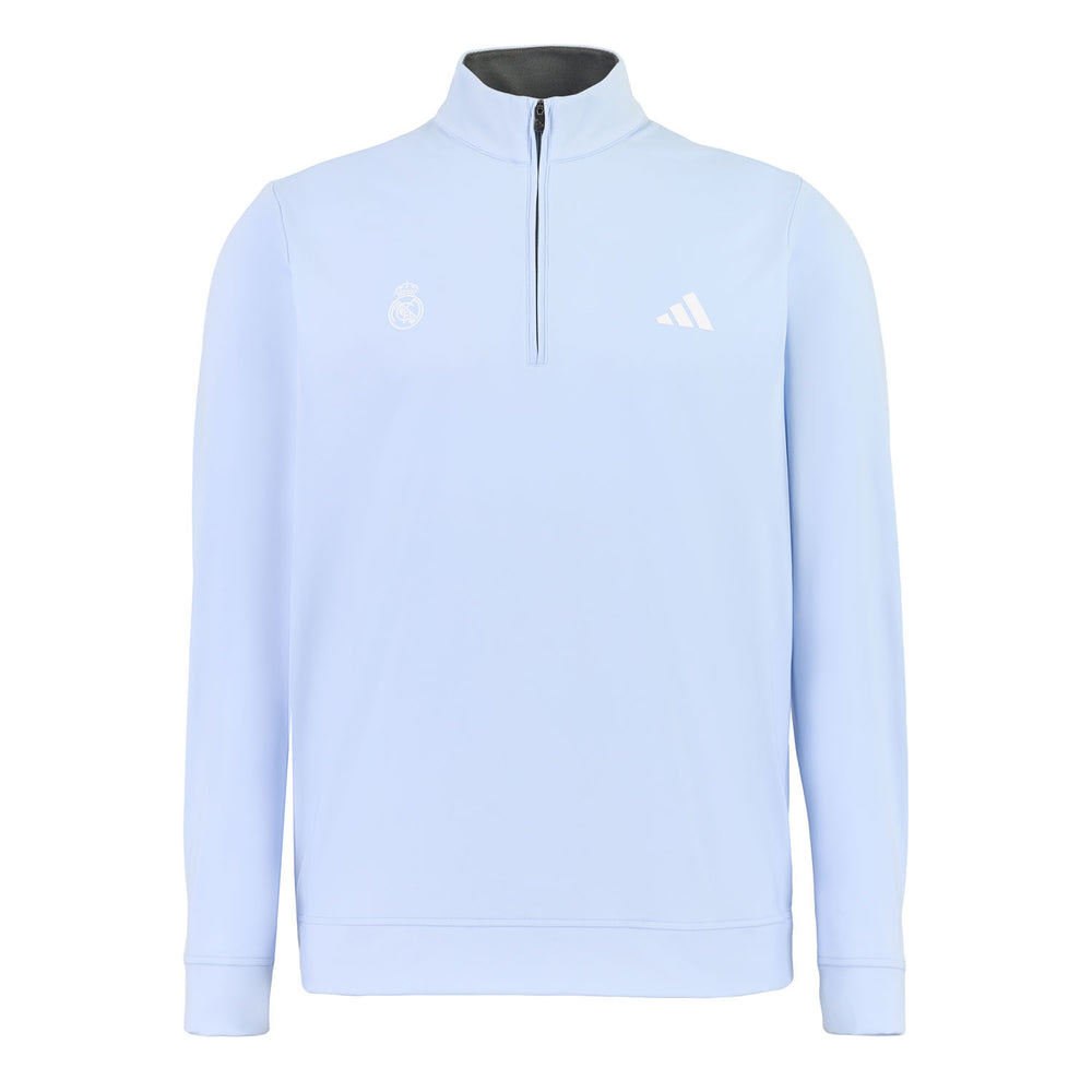 Mens adidas Golf Ultimate365 Quarter Zip Blue