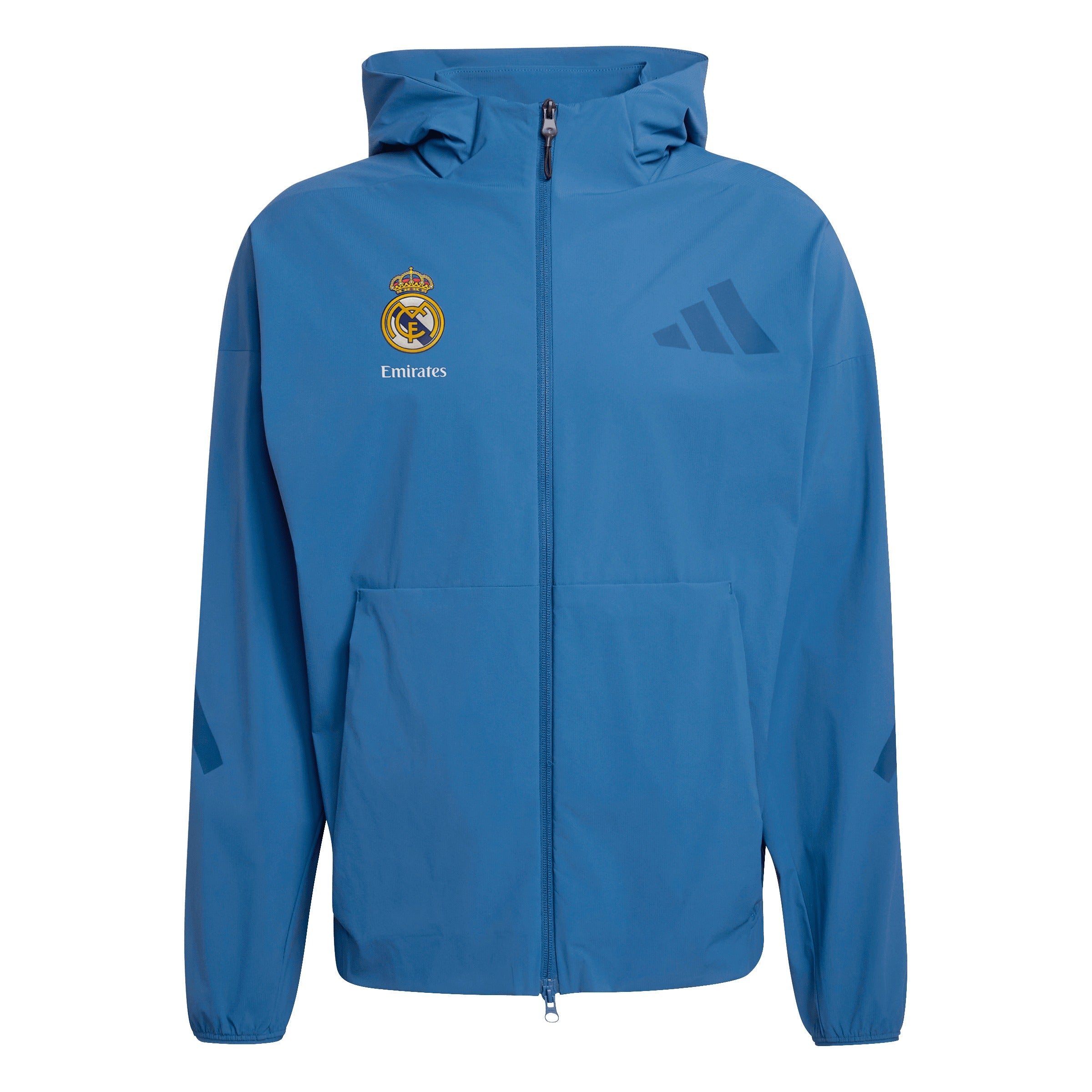 Mens adidas Anthem Jacket Blue – Official Real Madrid Store