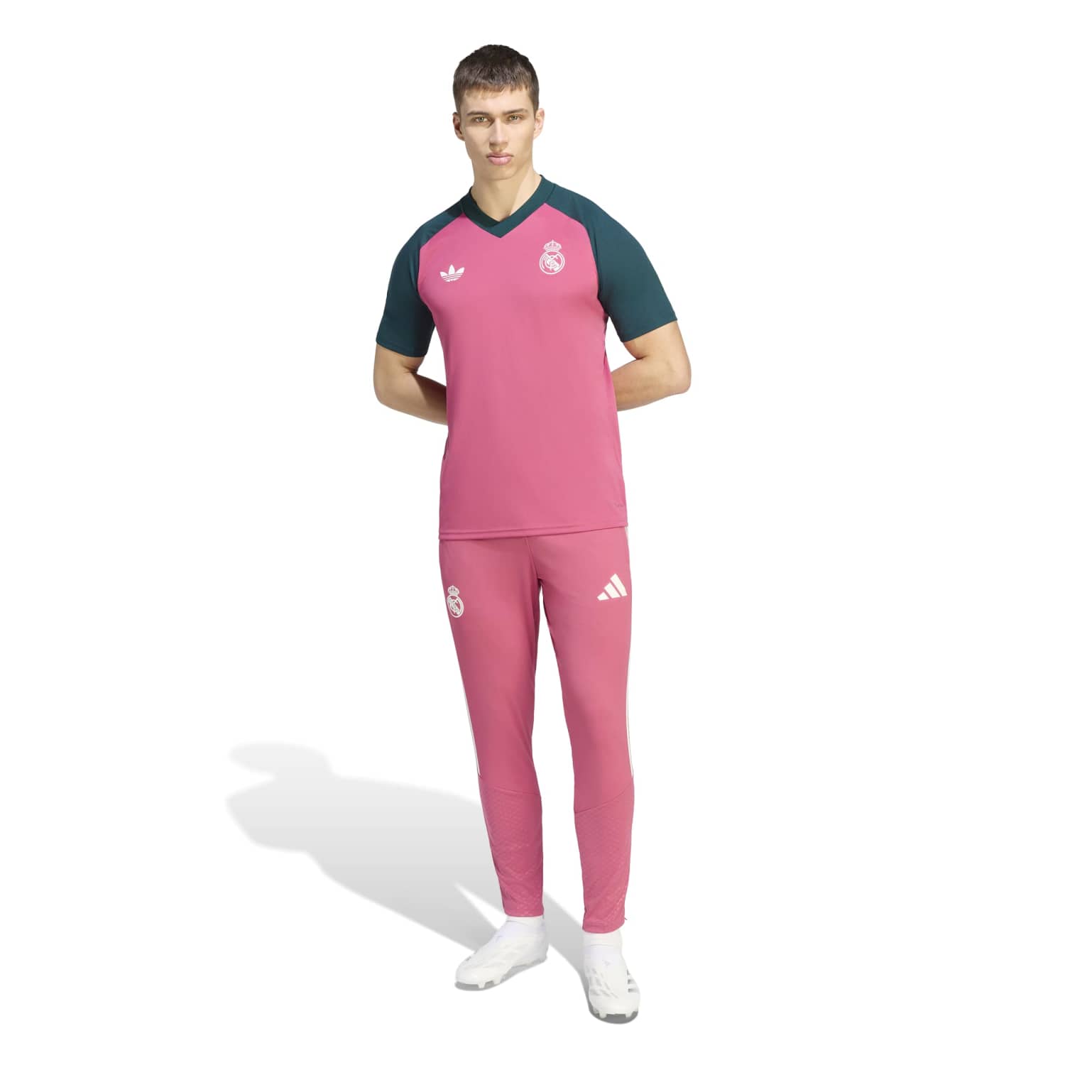 Mens adidas Warm-Up T-Shirt 26/27 Pink – Official Real Madrid Store