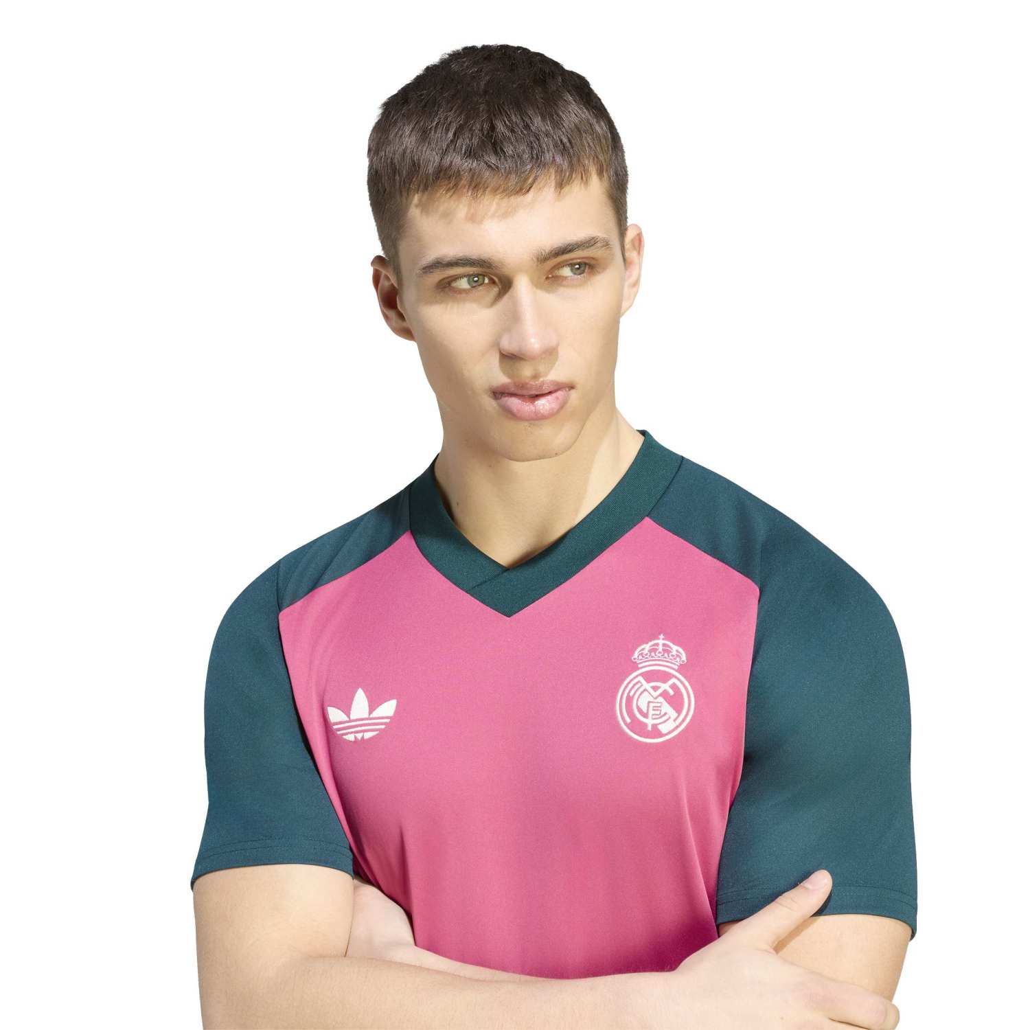 Mens adidas Warm-Up T-Shirt 26/27 Pink – Official Real Madrid Store
