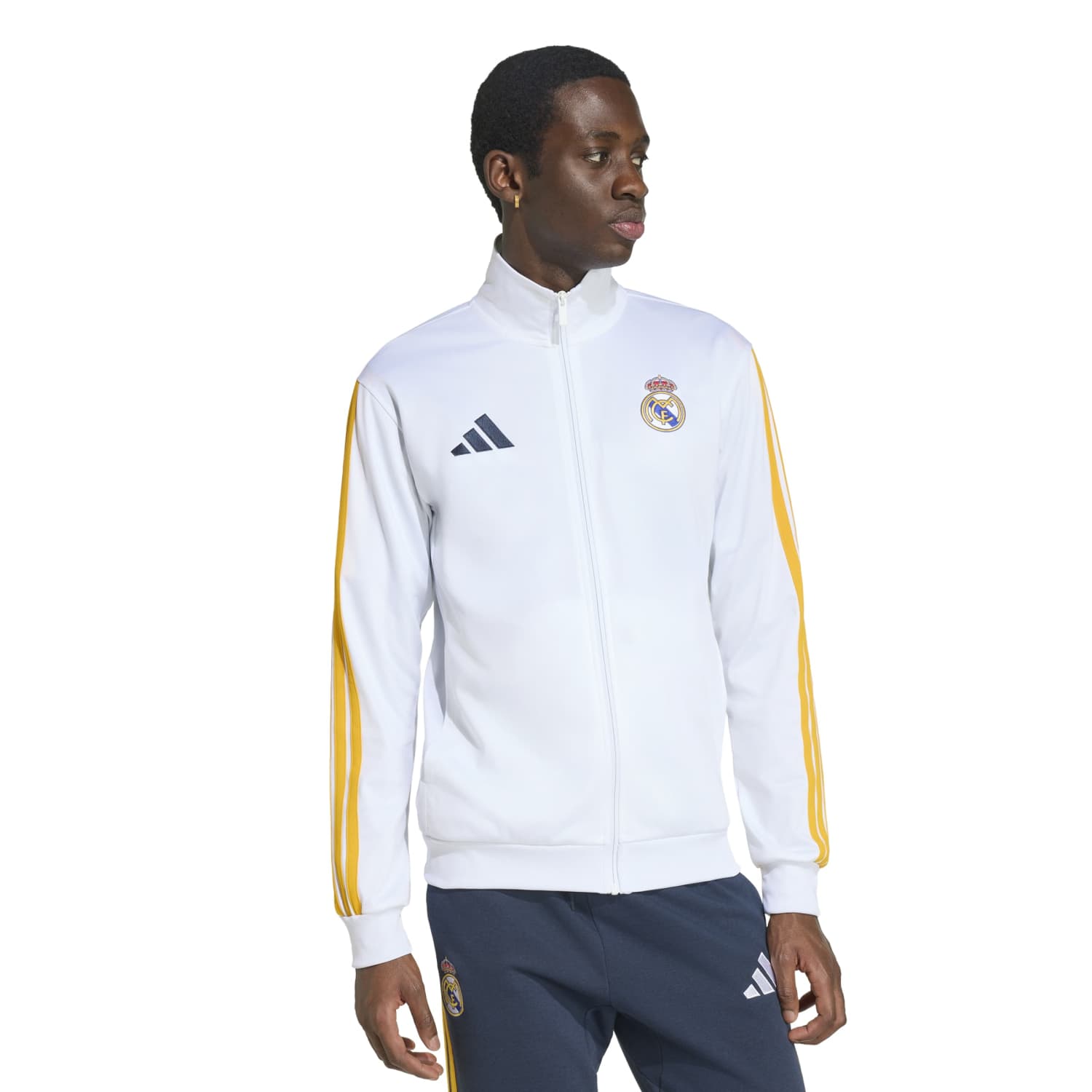 Mens adidas DNA Track Top 26/27 White – Official Real Madrid Store
