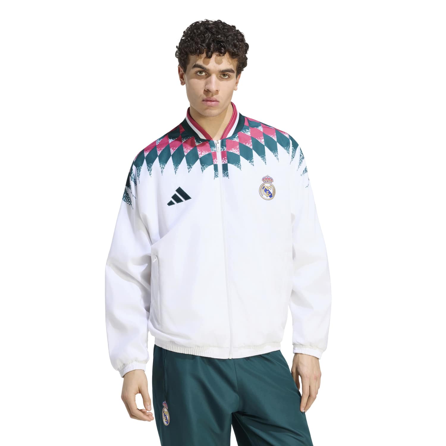 Mens adidas ST Tracktop 26/27 White – Official Real Madrid Store