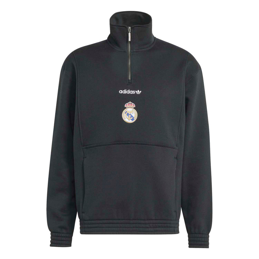 Sudadera Media Cremallera Hombre adidas EQT 26/27 Negra