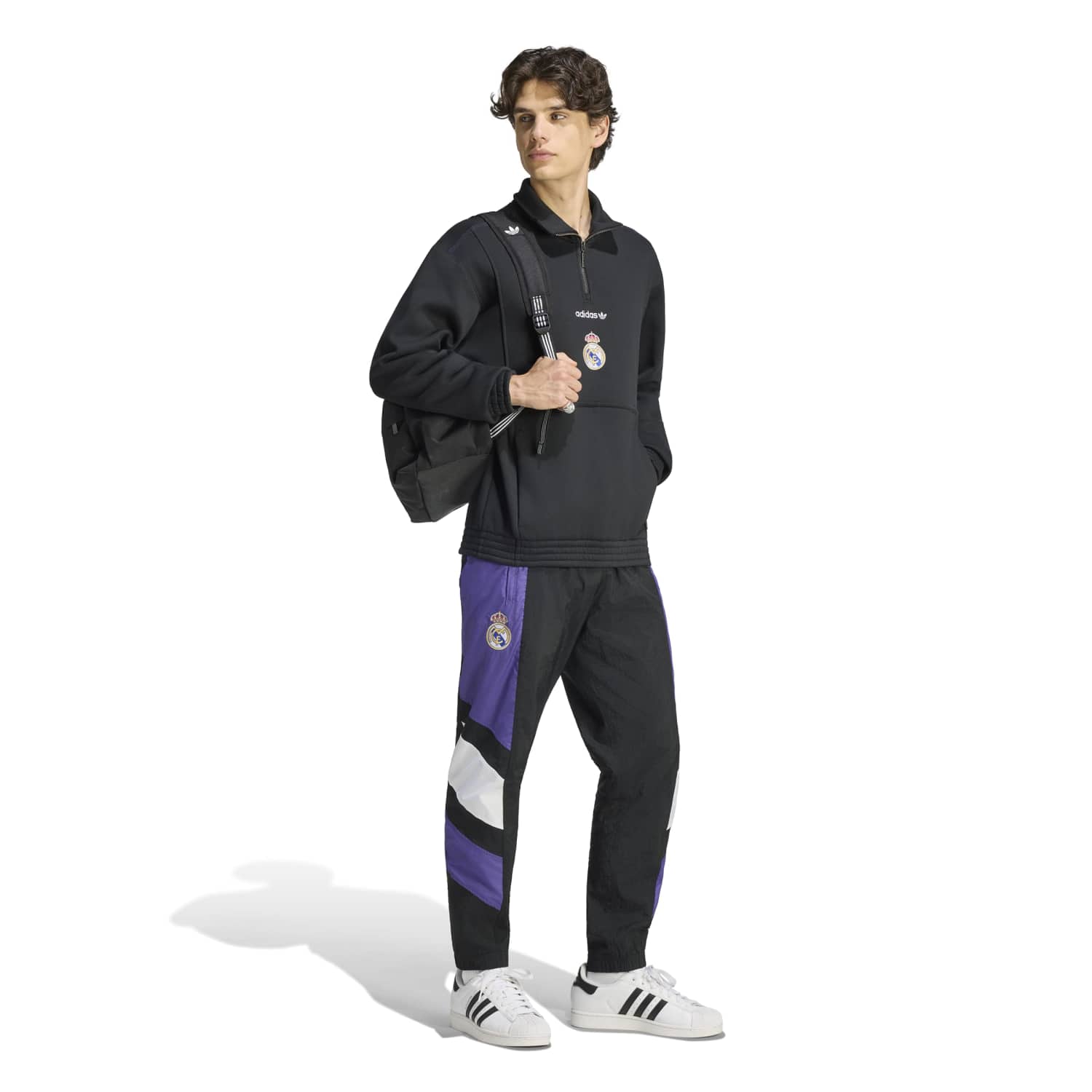 Sudadera Media Cremallera Hombre adidas EQT 26/27 Negra