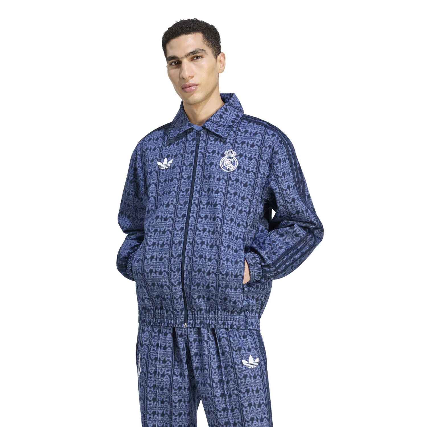 Mens adidas Lifestyler Track Top 26/27 Navy