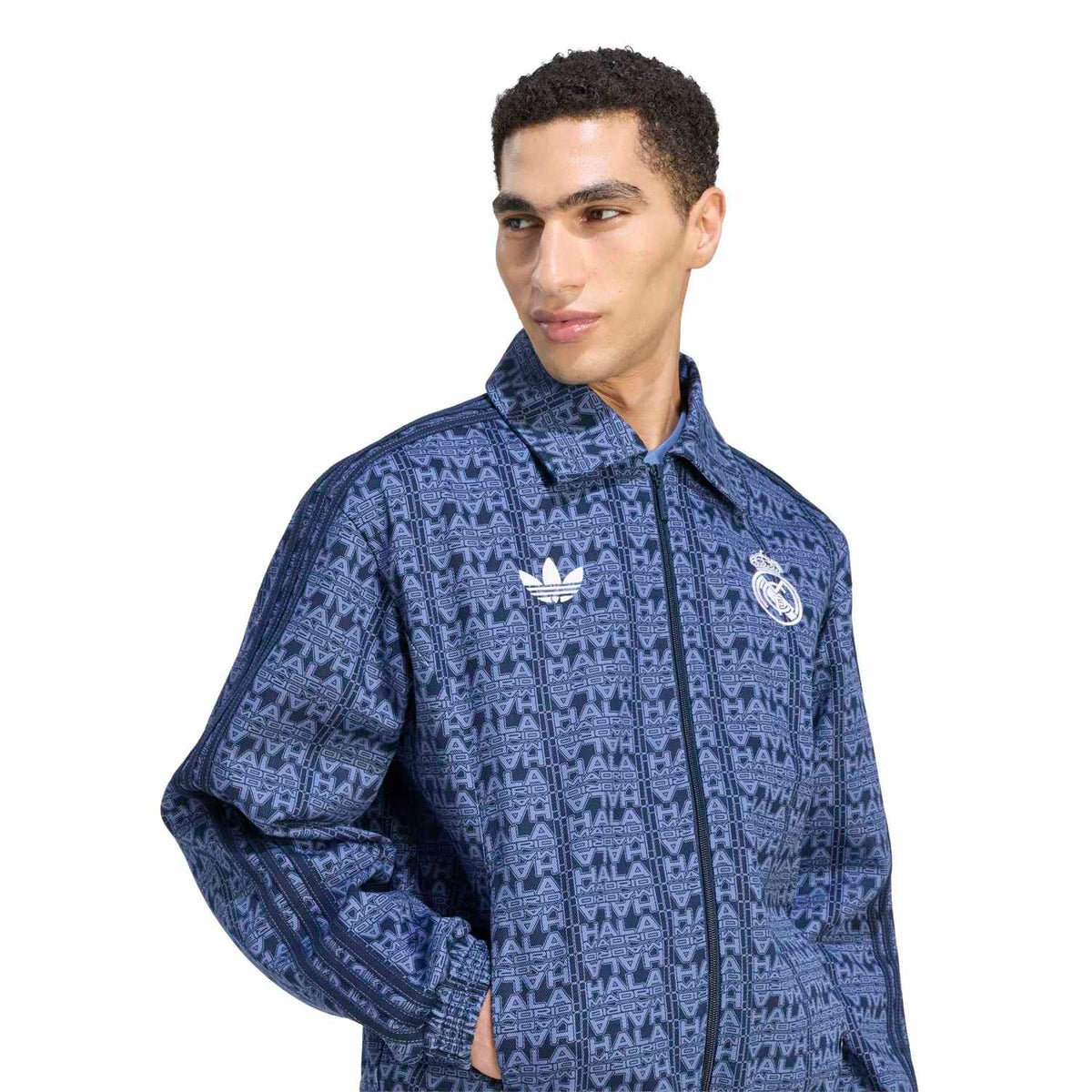 Mens adidas Lifestyler Track Top 26/27 Navy