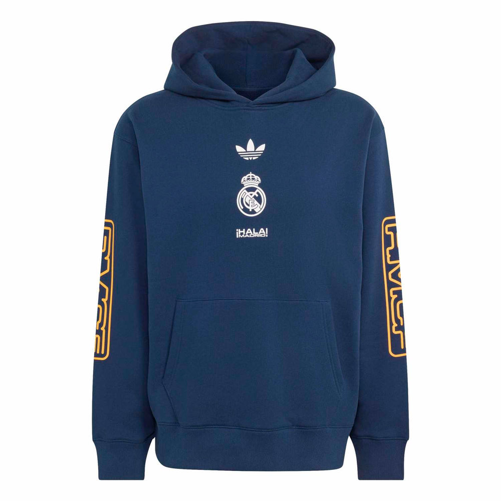 Mens adidas Lifestyler Hoodie 26/27 Navy