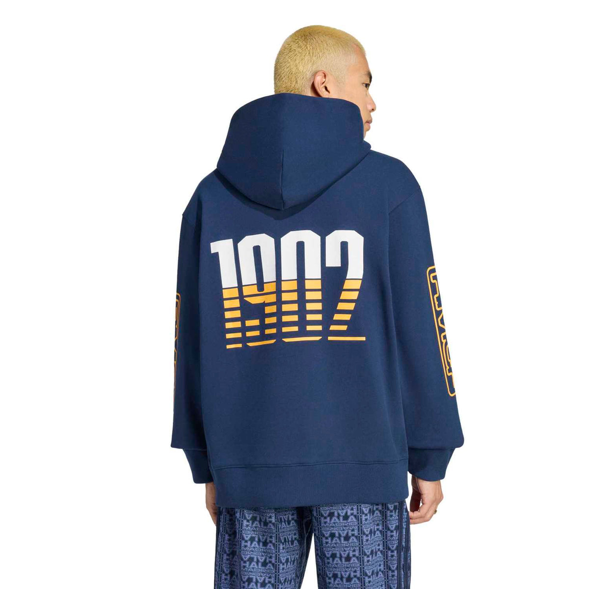 Mens adidas Lifestyler Hoodie 26/27 Navy