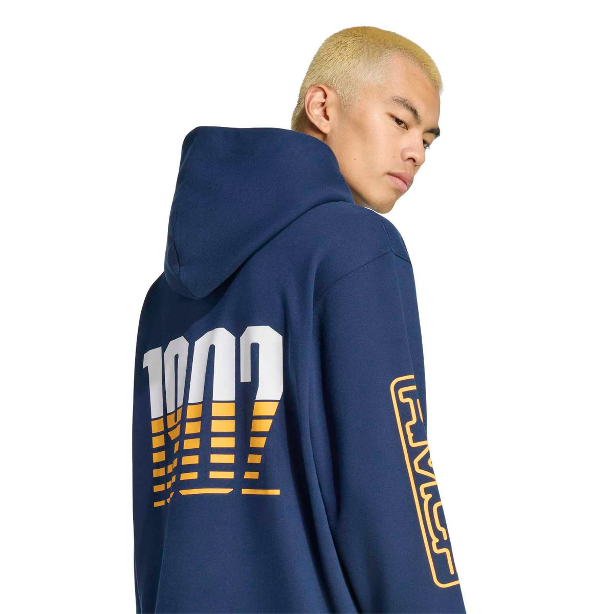 Mens adidas Lifestyler Hoodie 26/27 Navy
