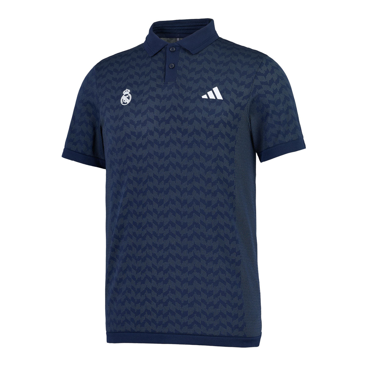 Polo Hommes adidas Golf Ultimate365 Tour Sans Coutures Bleu Marine