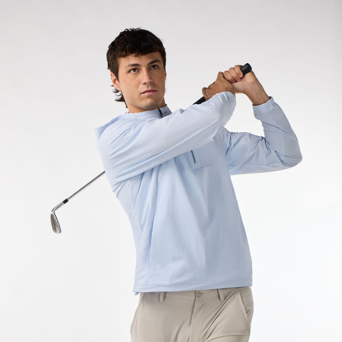Mens adidas Golf Ultimate365+ Clima365 Course Control Windbreak Blue