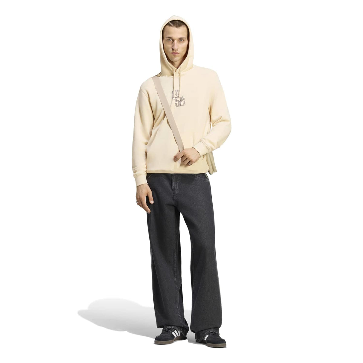 Sudadera Capucha Hombre adidas Heritage Pack Beige | 1958