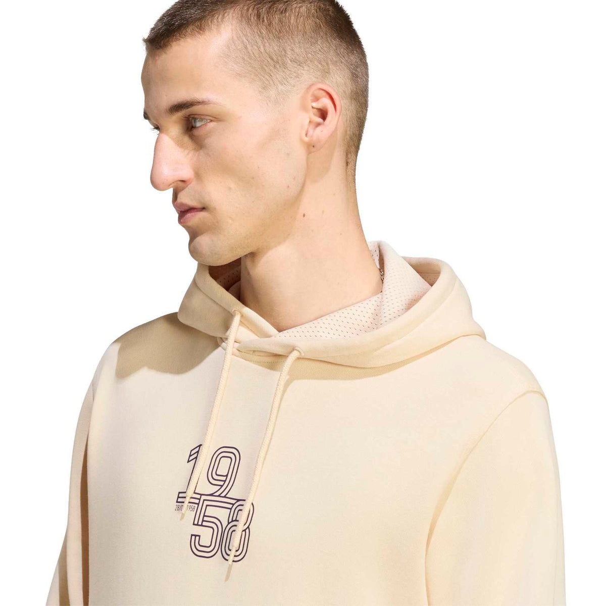 Sudadera Capucha Hombre adidas Heritage Pack Beige | 1958