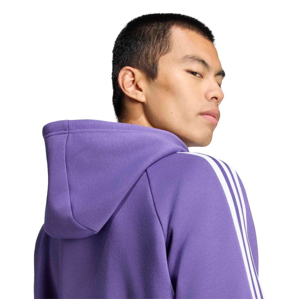 Mens adidas OG Icons Hoodie 26/27 Purple
