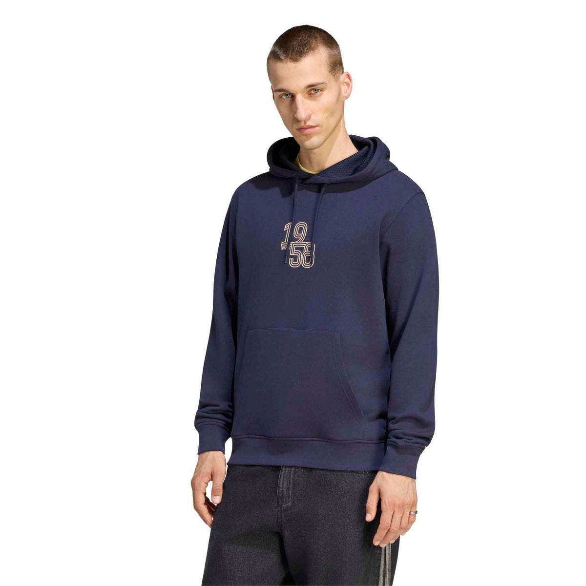 Sudadera Capucha Hombre adidas Heritage Pack Azul Marino | 1958