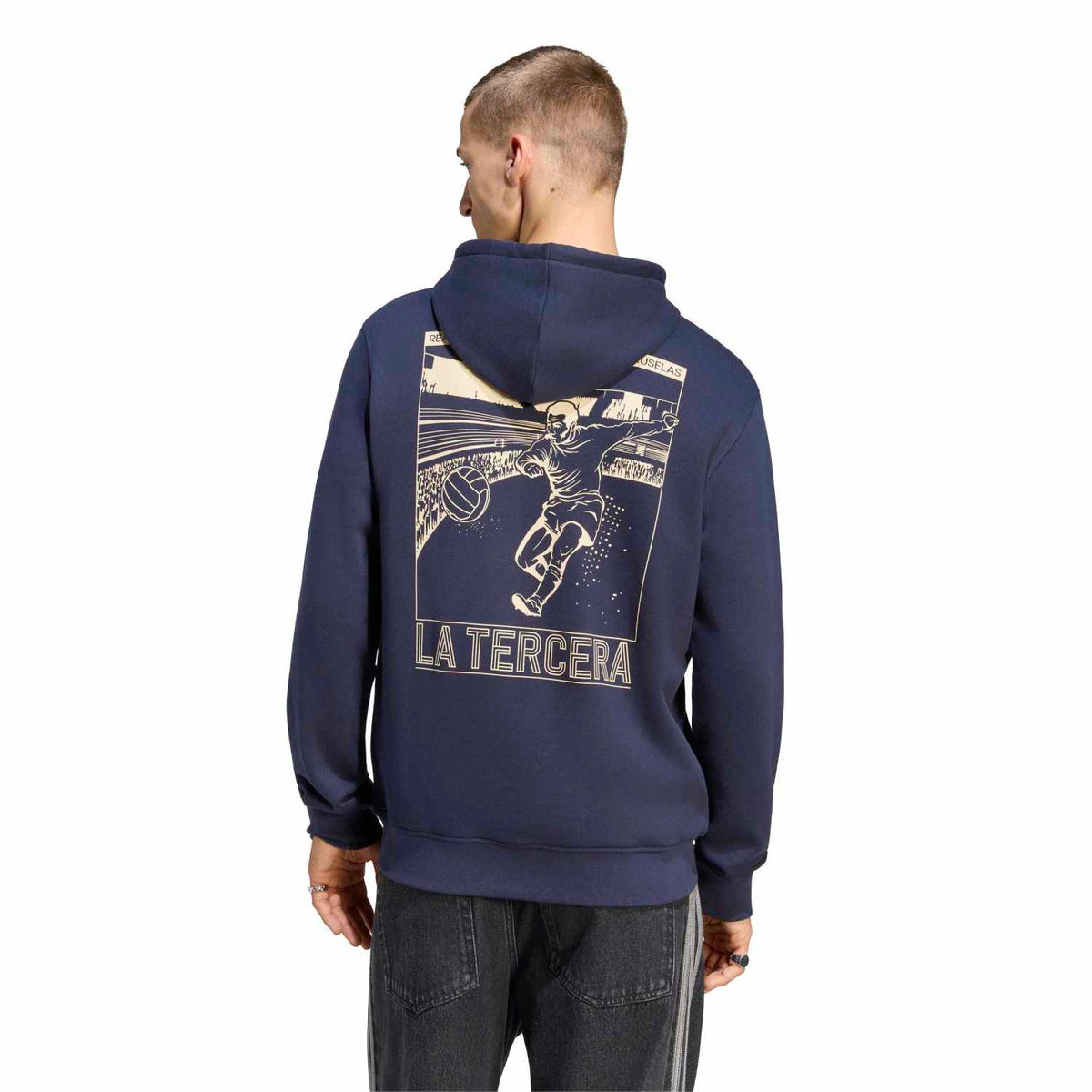 Sudadera Capucha Hombre adidas Heritage Pack Azul Marino | 1958