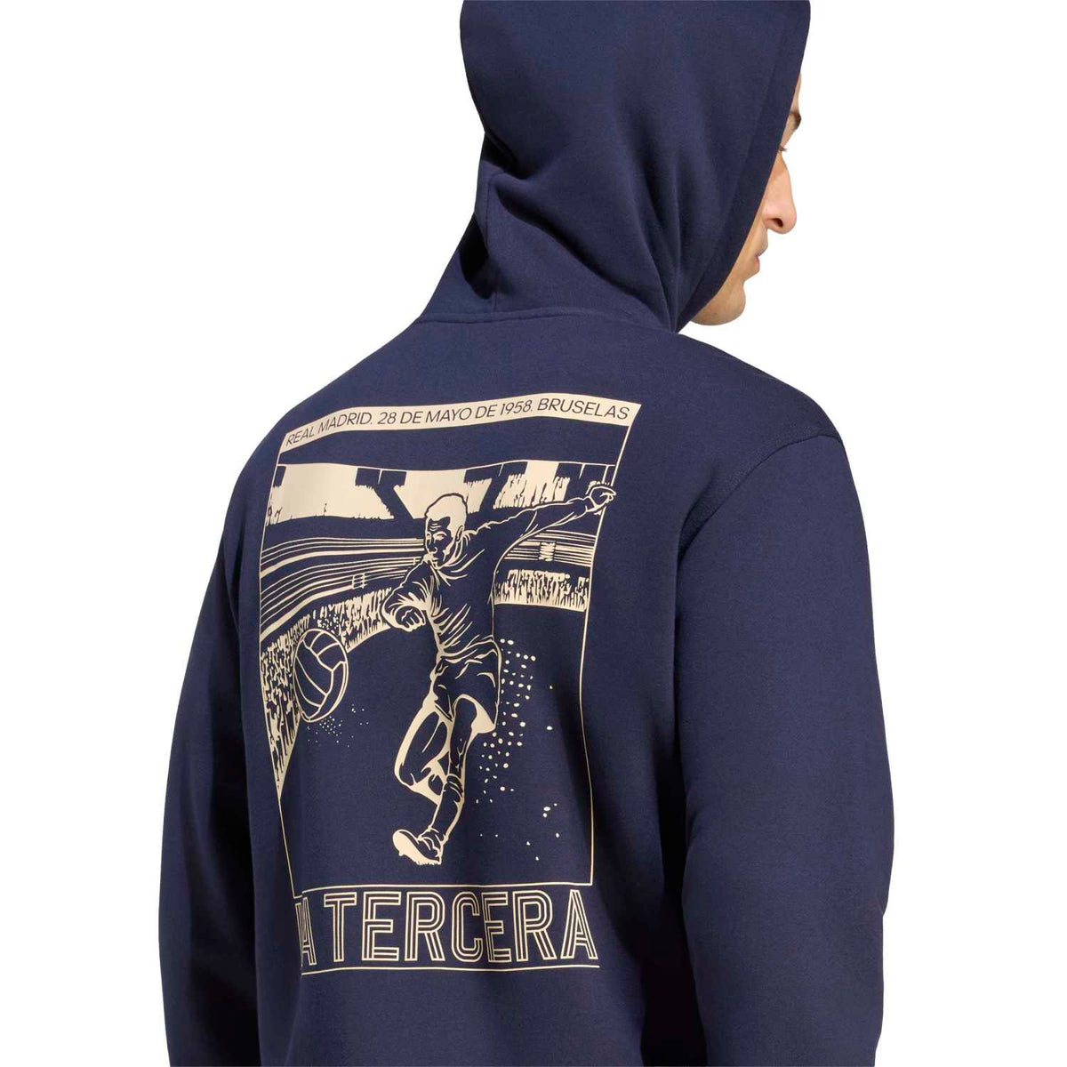 Sudadera Capucha Hombre adidas Heritage Pack Azul Marino | 1958