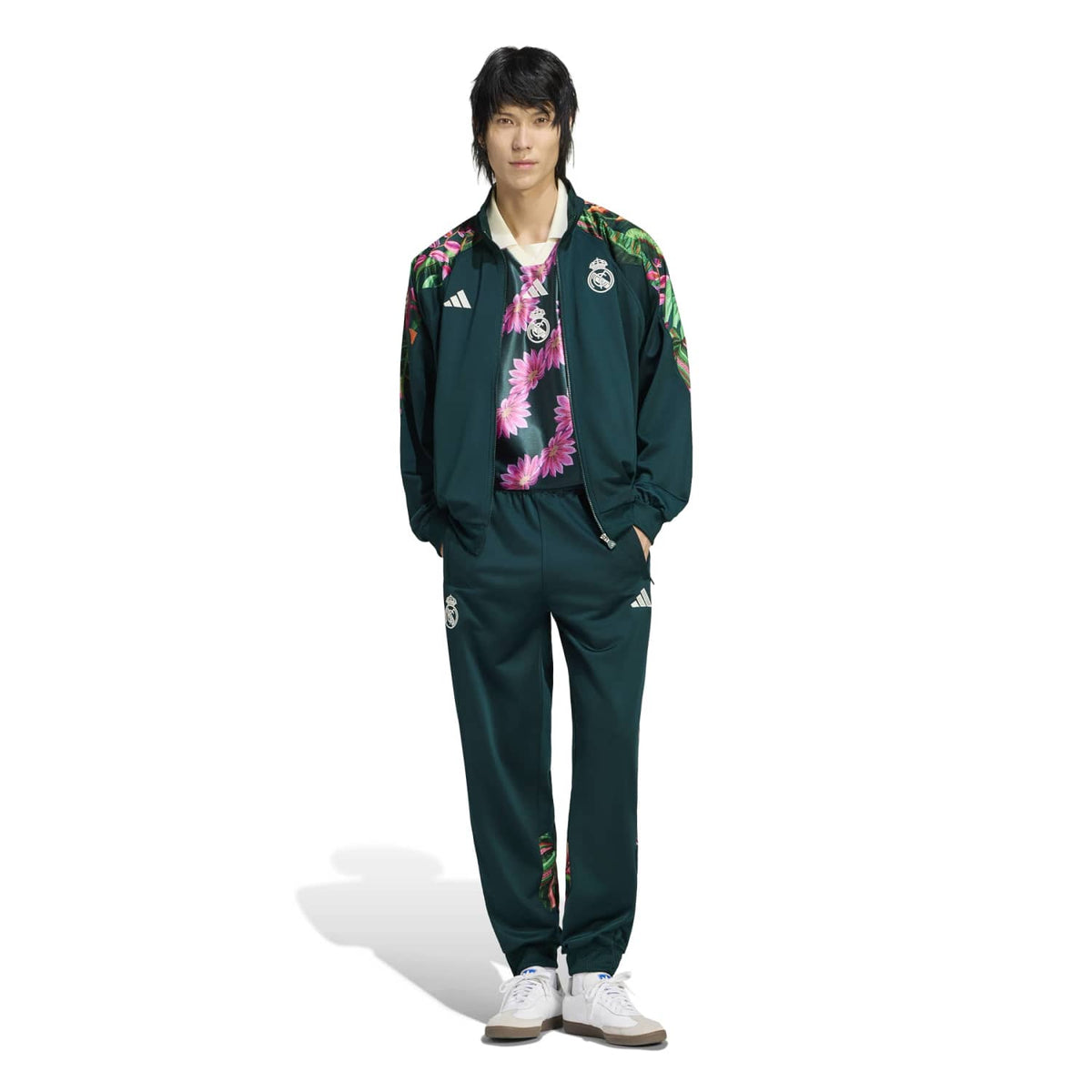 Mens adidas x FARM Rio Pants 26/27 Green