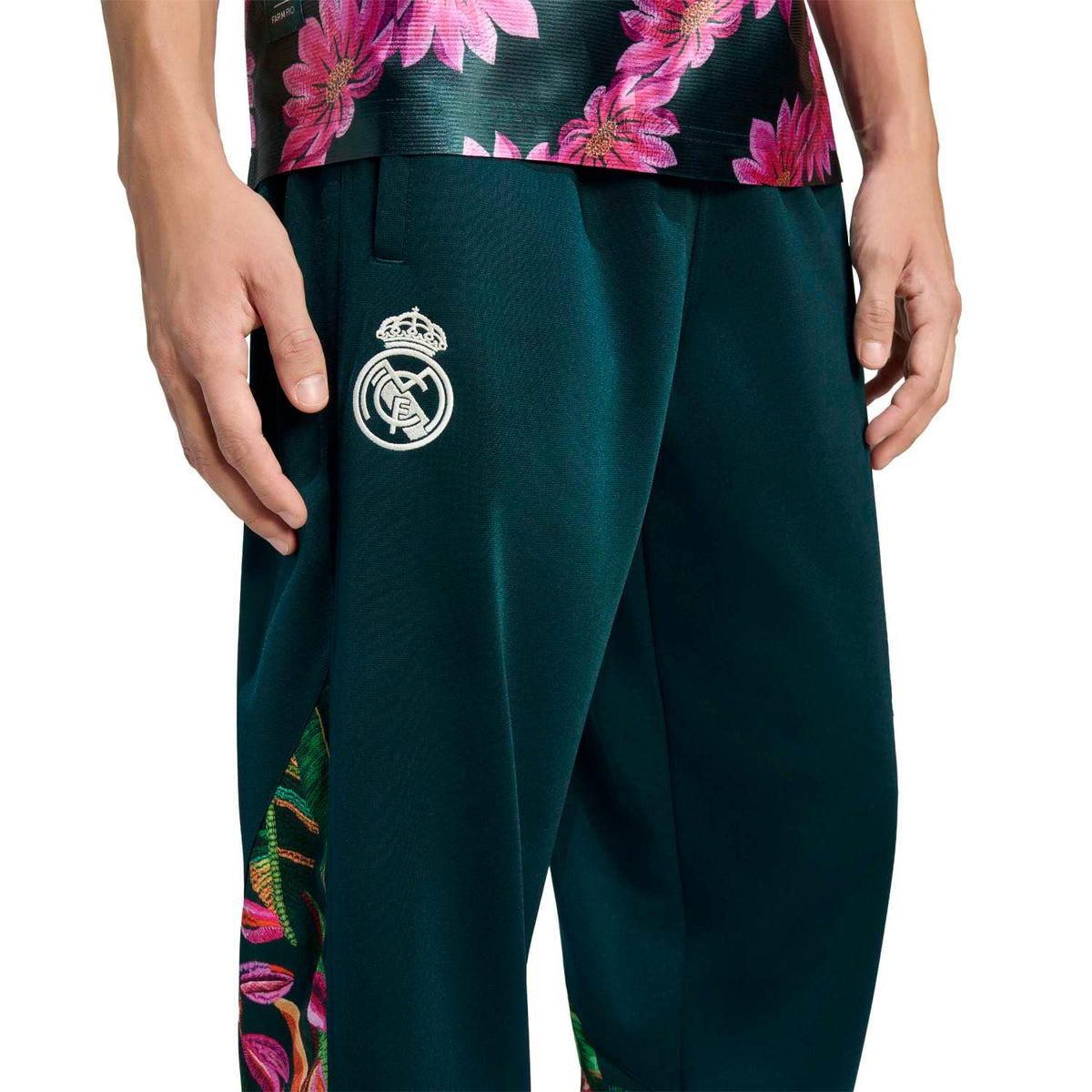 Mens adidas x FARM Rio Pants 26/27 Green