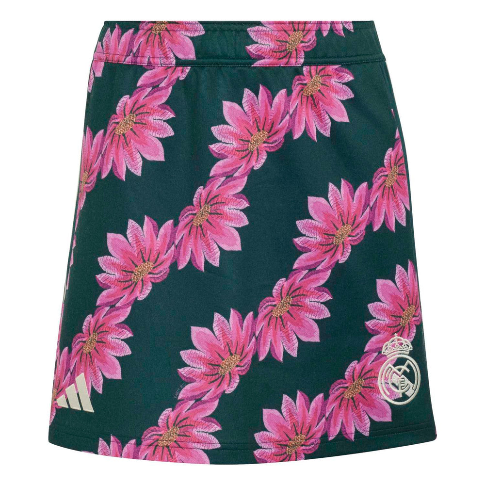 Womens adidas x FARM Rio Skirt 26/27 Green